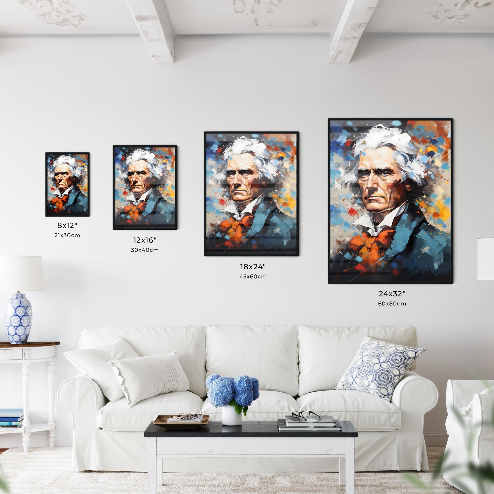 Thomas Jefferson - A Painting Of A Man With White Hair Default Title