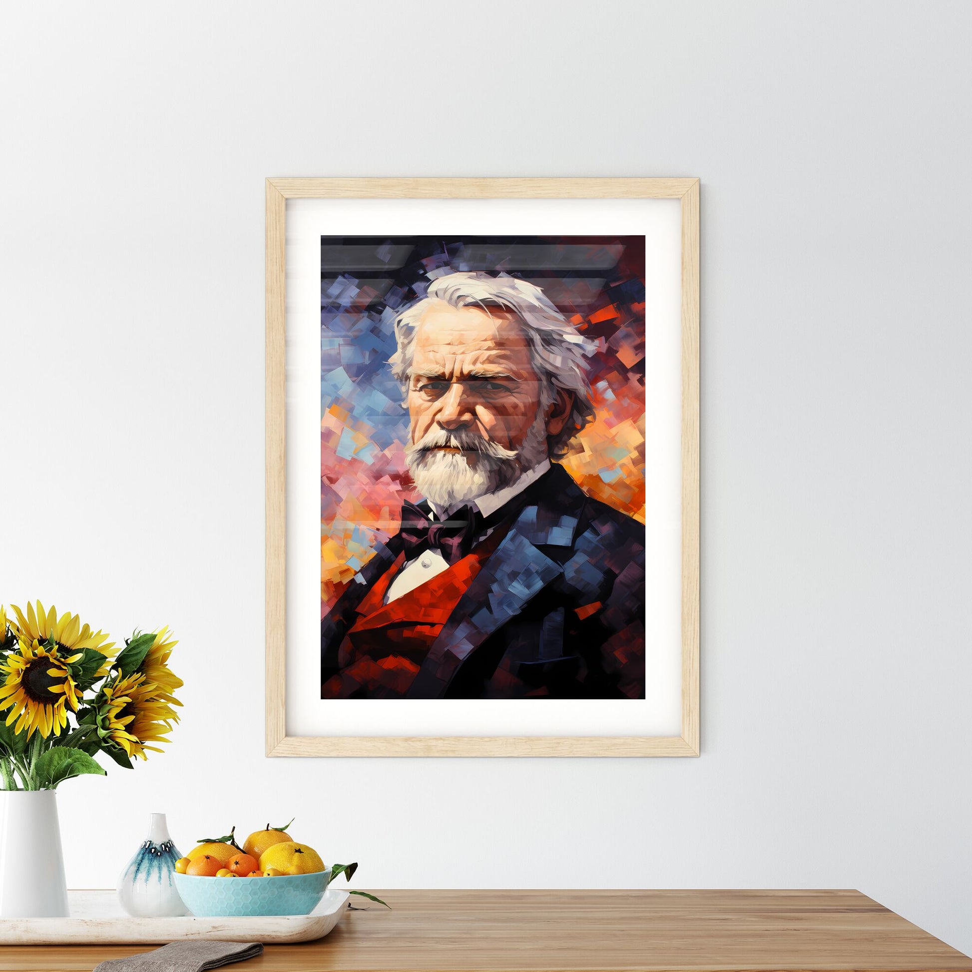 Victor Hugo - A Painting Of A Man With A White Beard Default Title