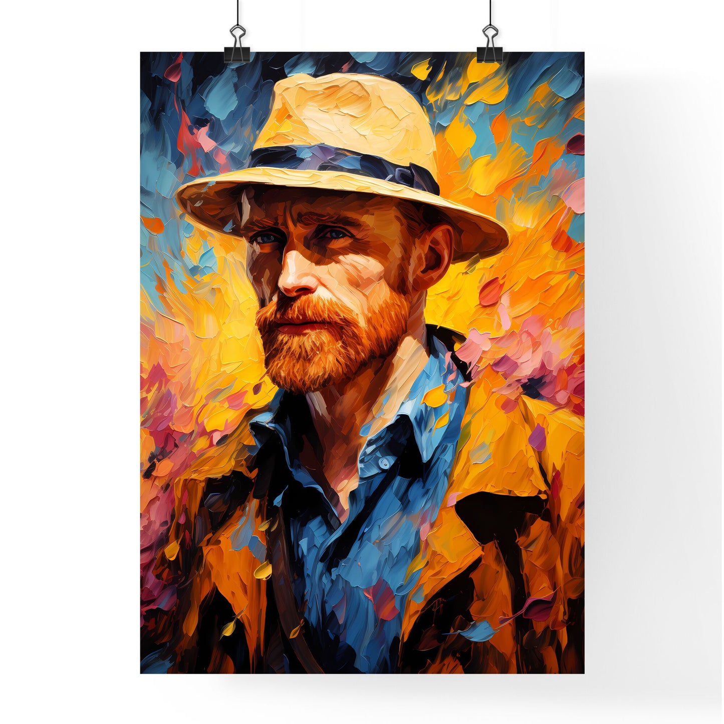 Vincent Van Gogh - A Man With A Hat Default Title