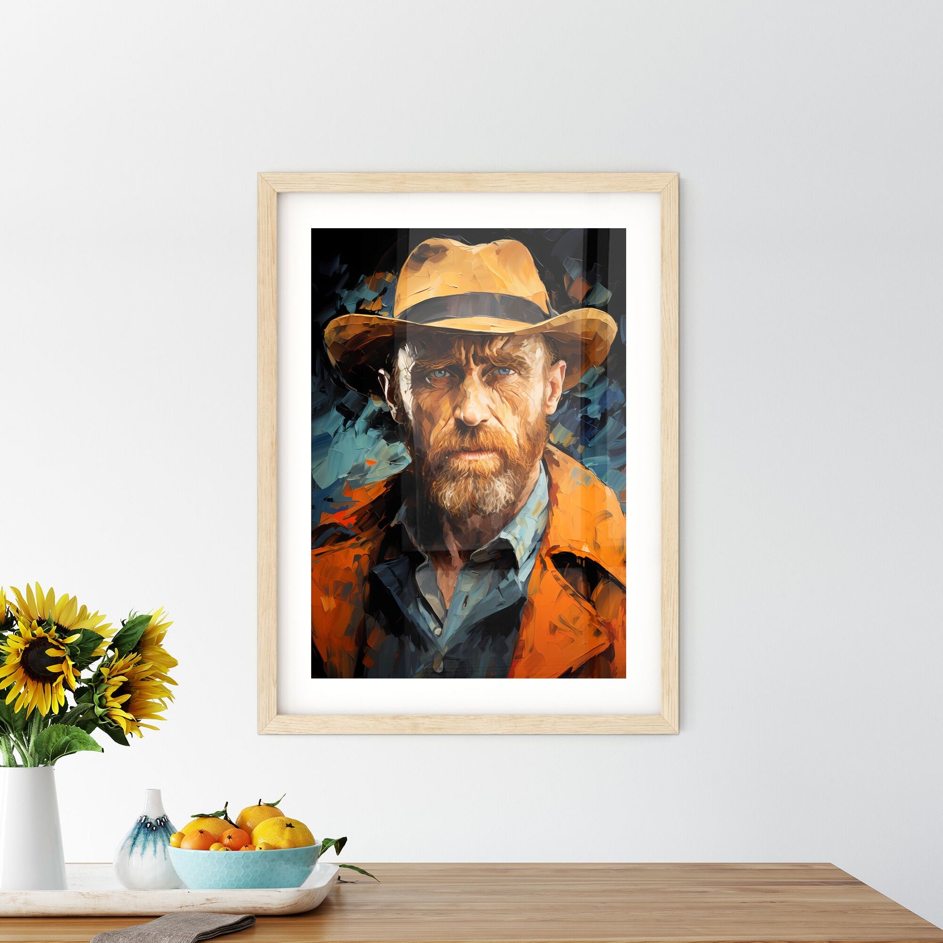 Vincent Van Gogh - A Man With A Hat And Beard Default Title