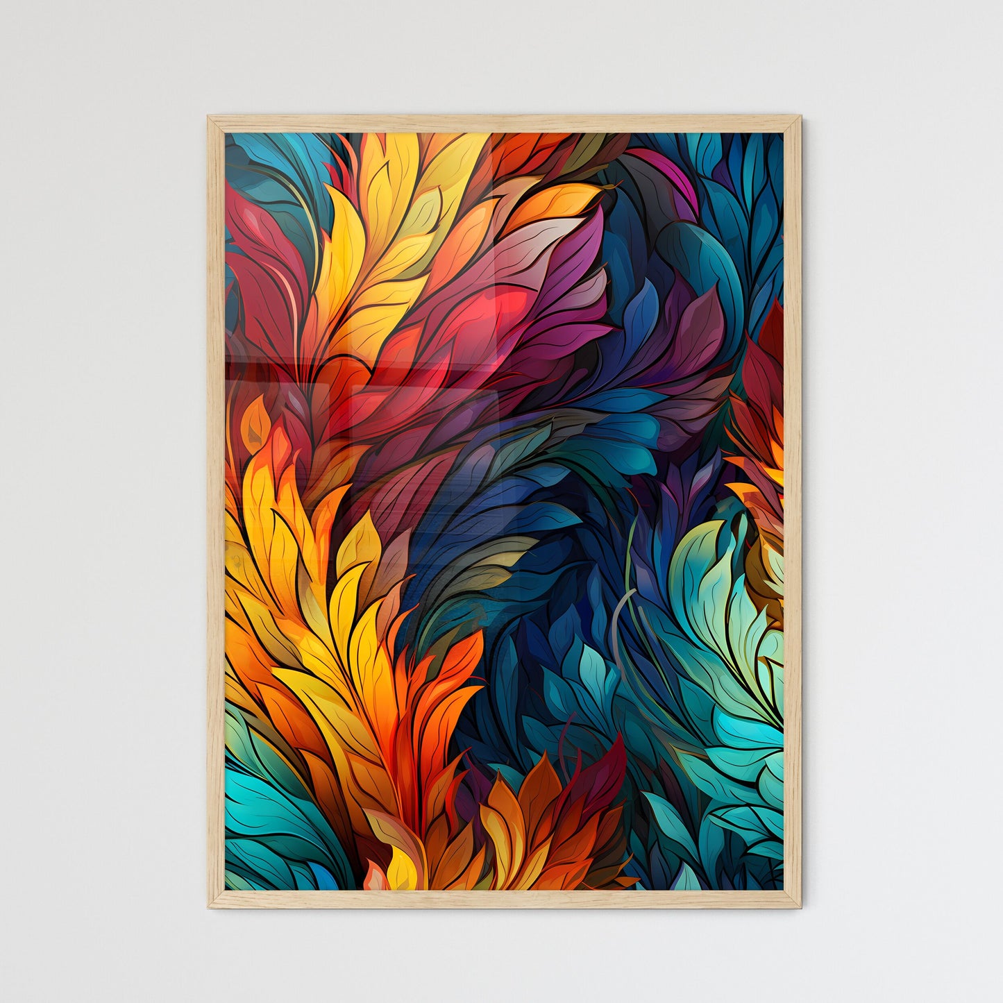 Art Deco Style Seamless Pattern  Wall Art