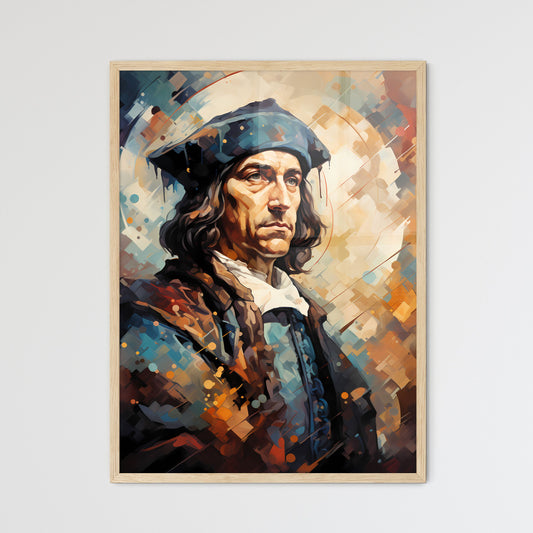 Christopher Columbus From A Victorian Book - - Framed Art Print