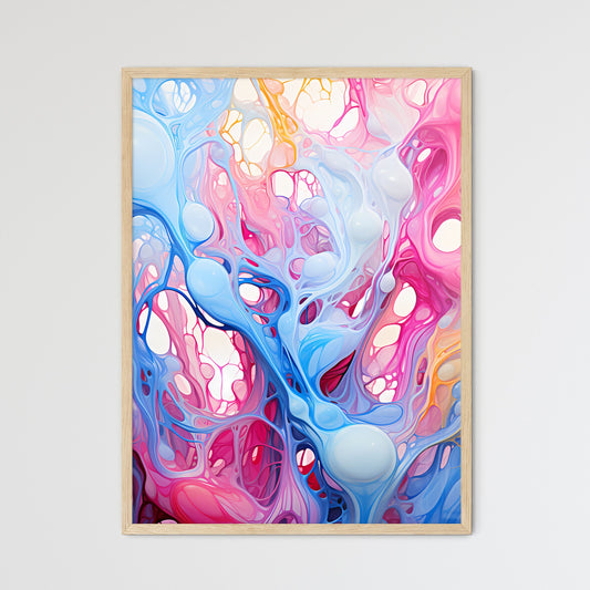 Comic Book Background - A Colorful L - Framed Art Print