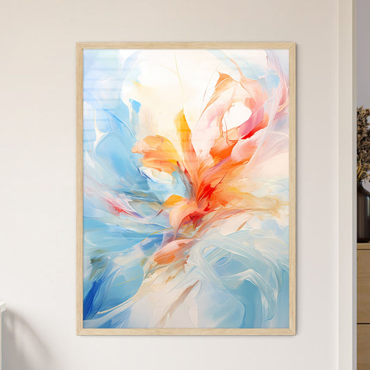 Digital Abstract Art Colorful Abstract Backg - Framed Art Print
