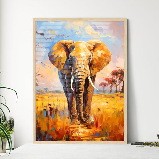 Elephant Rear View Masai Mara Kenya  Wall Art