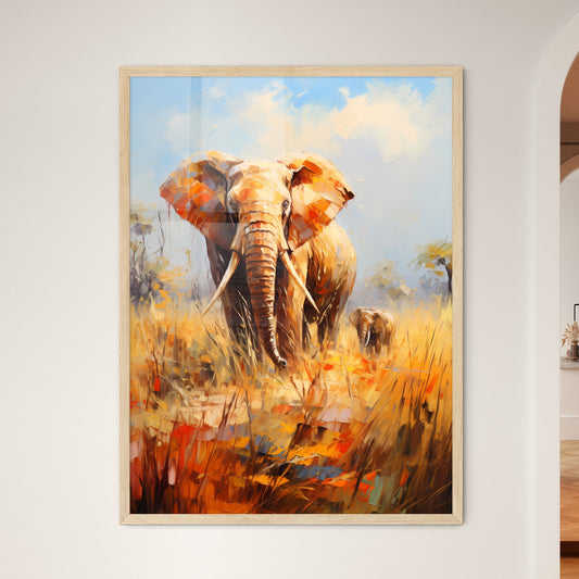 Elephant Rear View Masai Mara Kenya  Wall Art