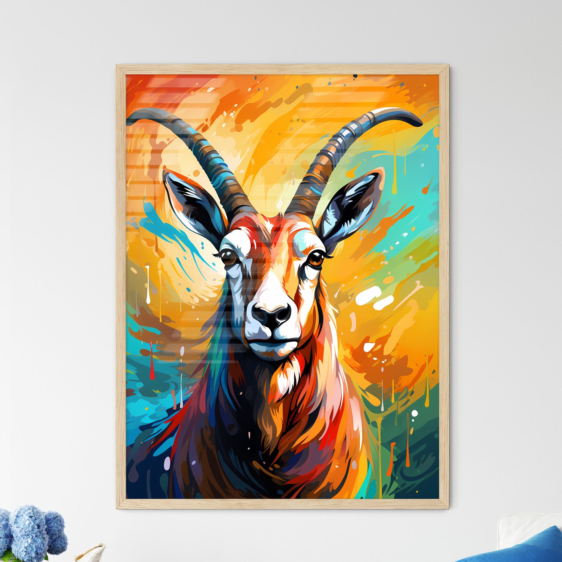 Endangered Bontebok Antelope  Wall Art