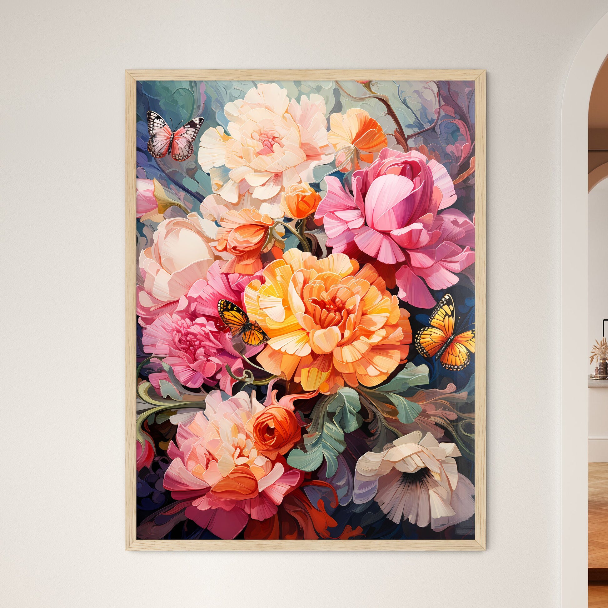 Ocean Coral And Fish Taken In The Red Sea  Wall Art