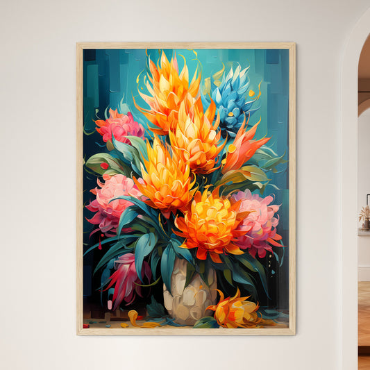 Pineapple Mimosa - A Painting O - Framed Art Print