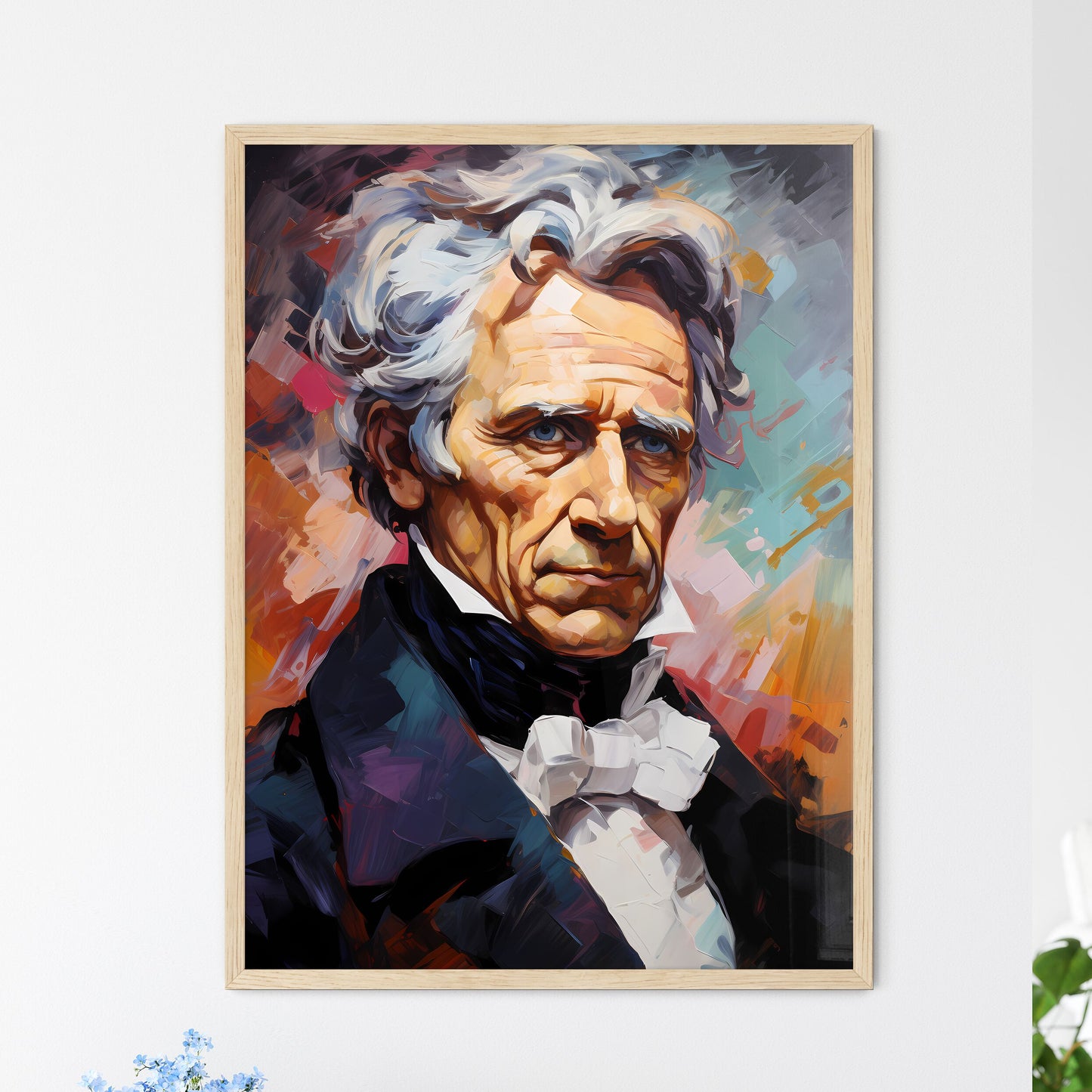 Portrait Of Andrew Jackson  Framed Print