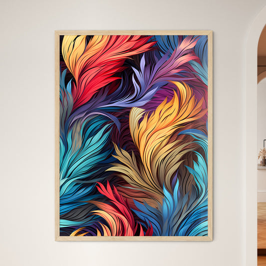 Retro 80S Seamless Pattern  Wall Art