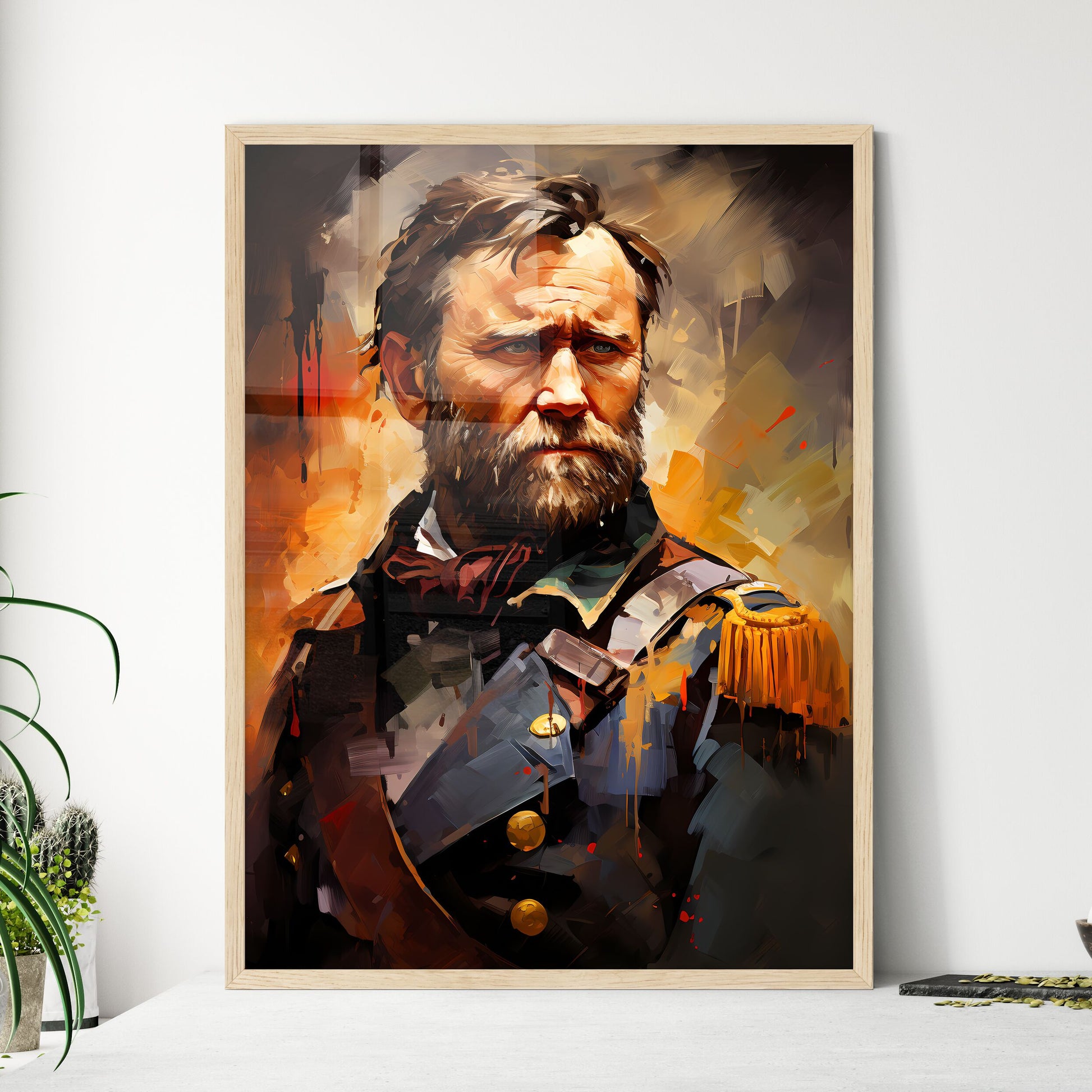 Ulysses S. Grant Portrait  Framed Print