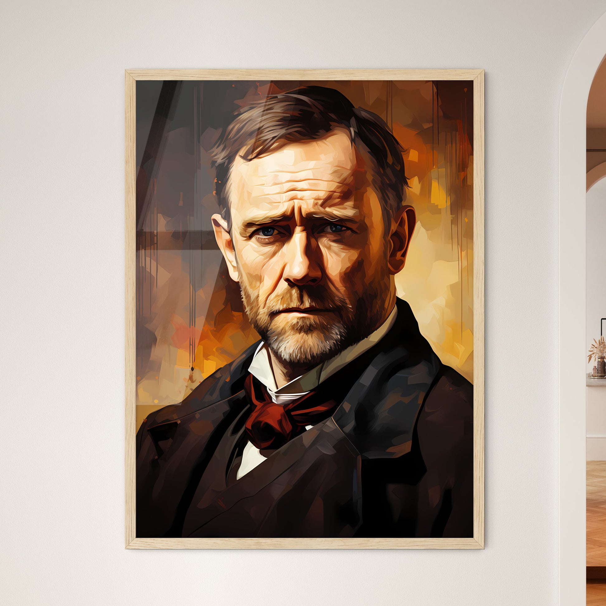 Ulysses S. Grant Portrait  Framed Print