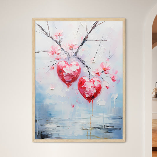 Two Red - A Painting O - Framed Art Print