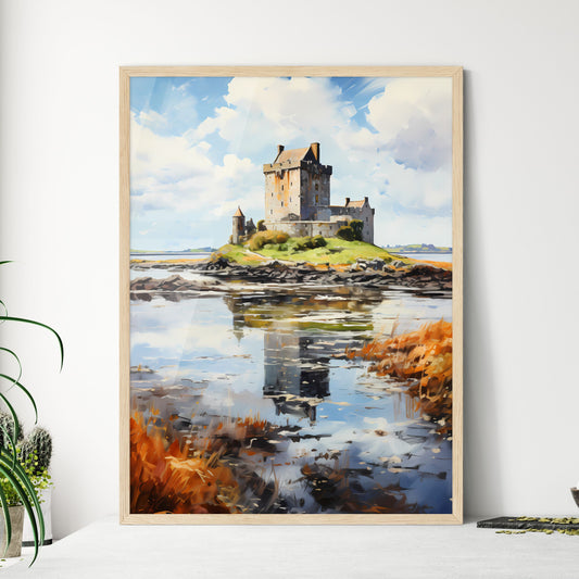 View Of The Dunguaire Castle Kinvara Bay Galway - A Castle On An Island Default Title