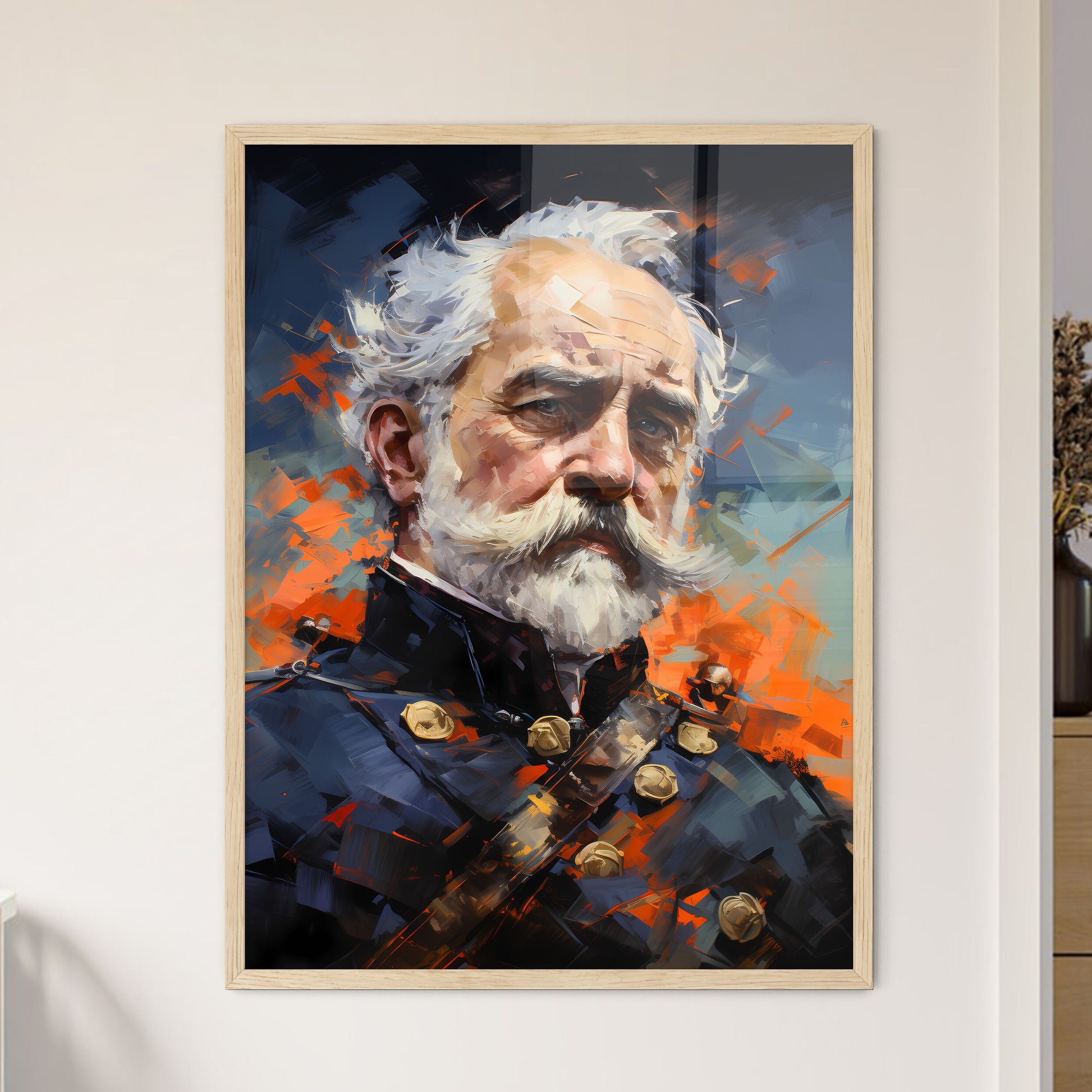 Robert E. Lee - A Man With A White Beard And Mustache Default Title
