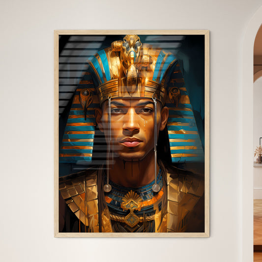 Amenhotep Iii Pharaoh Of Egypt - A Man Weari - Framed Art Print