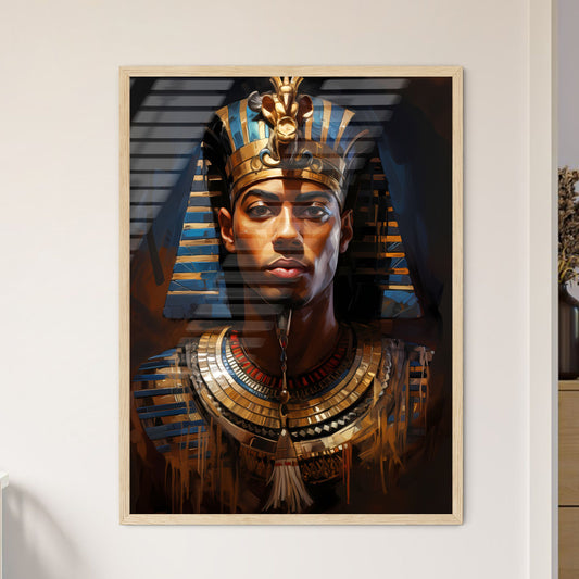 Amenhotep Iii Pharaoh Of Egypt - A Man Weari - Framed Art Print