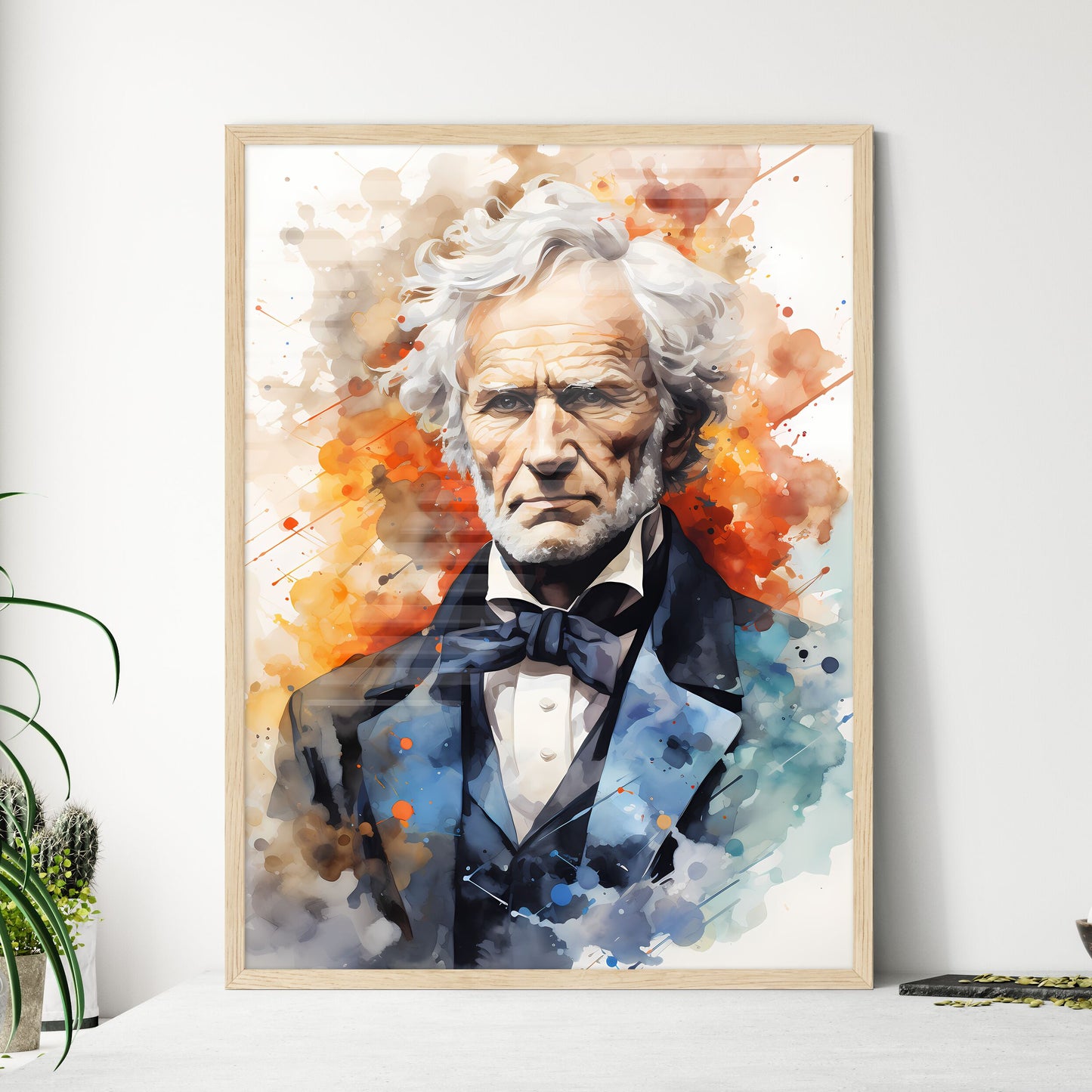 Arthur Schopenhauer German Philosopher - A P - Framed Art Print