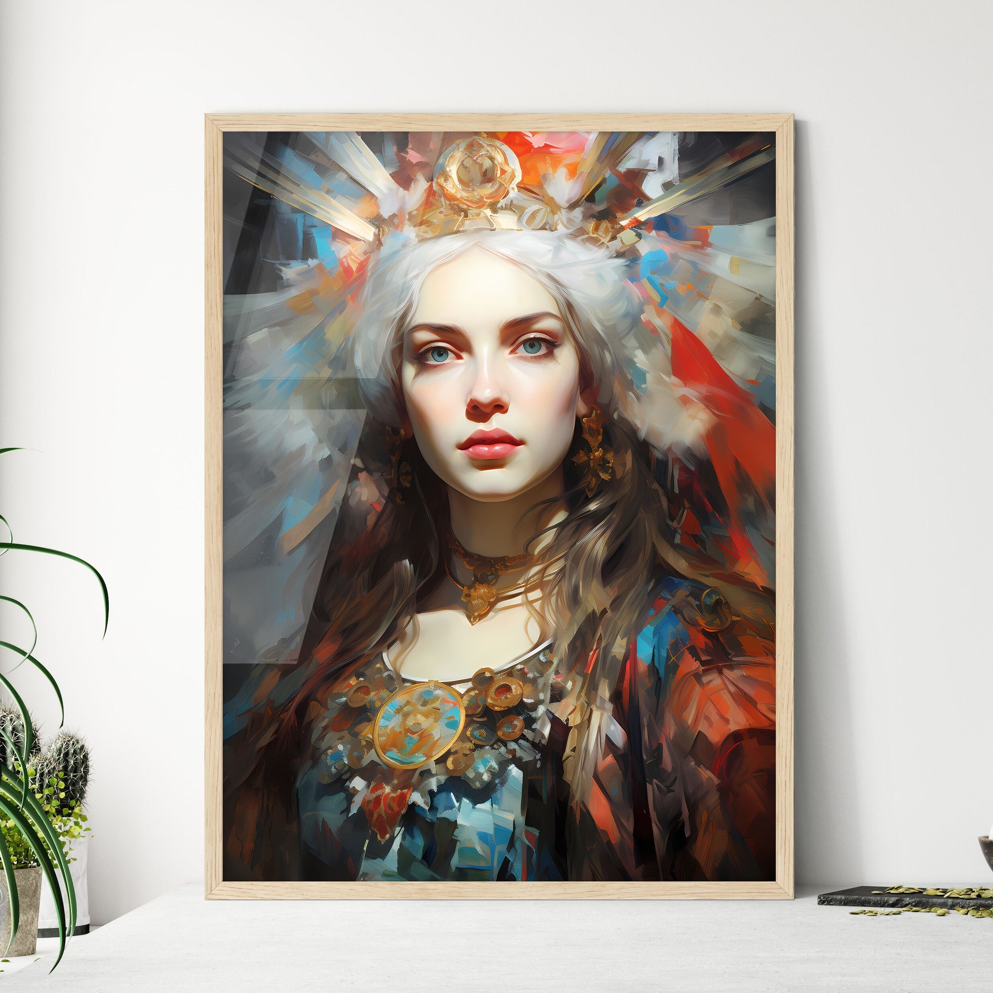 Catherine The Great Empress Of Russia - A Wo - Framed Art Print