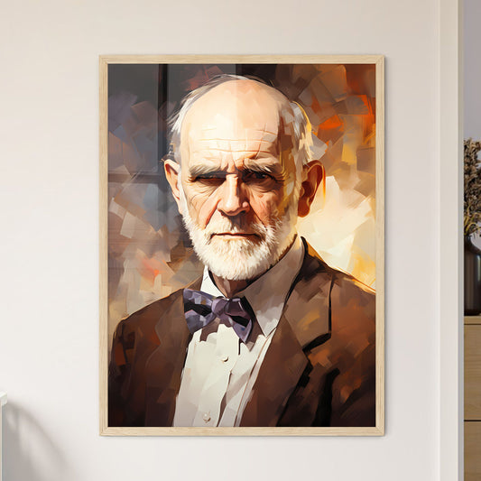 Charles Darwin British Naturalist Geologist  Framed Print