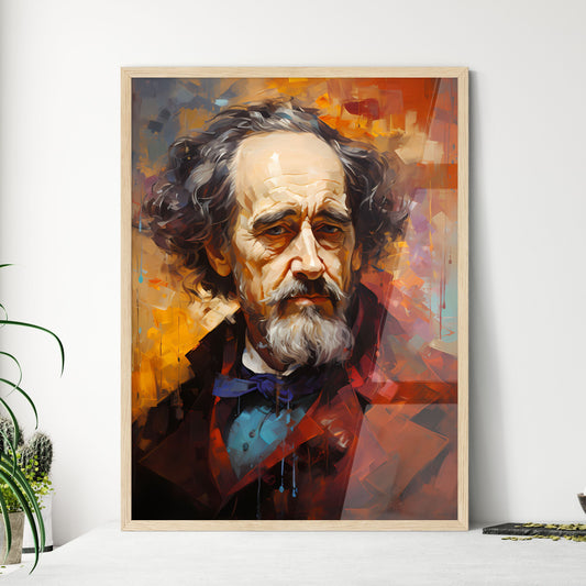 Charles Dickens Writes About The Future - A  - Framed Art Print