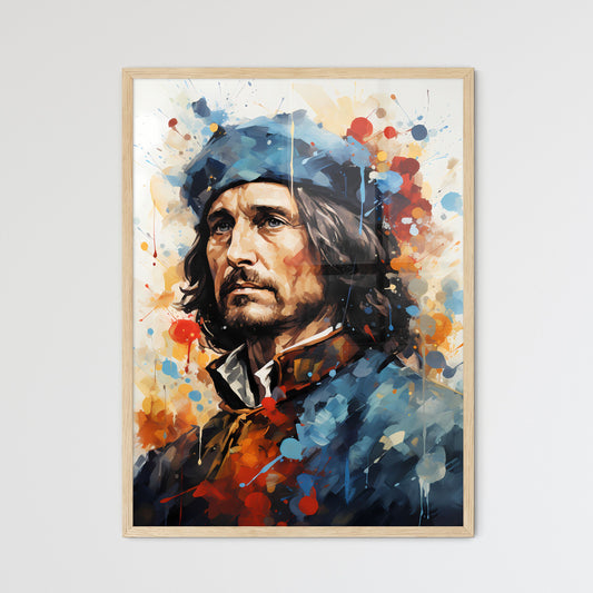 Christopher Columbus Italian Explorer And Na - Framed Art Print