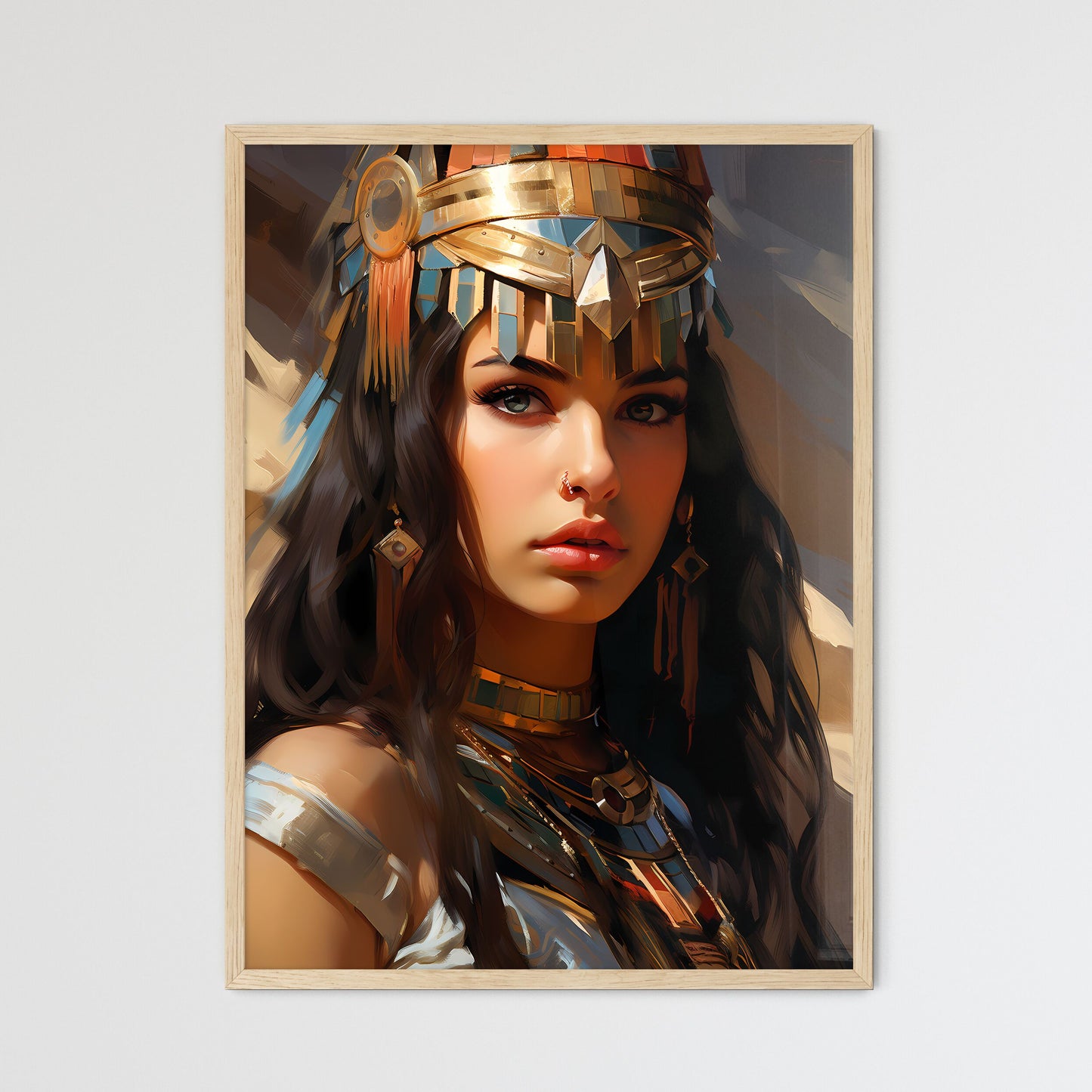 Cleopatra Last Active Pharaoh Of Ancient Egy - Framed Art Print