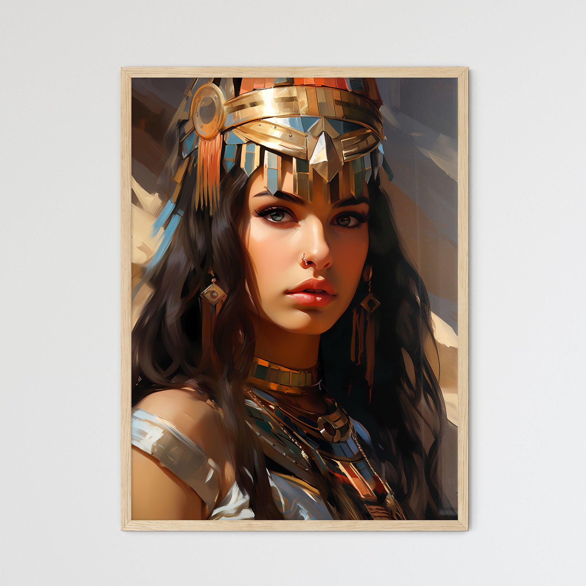 Cleopatra Last Active Pharaoh Of Ancient Egy - Framed Art Print