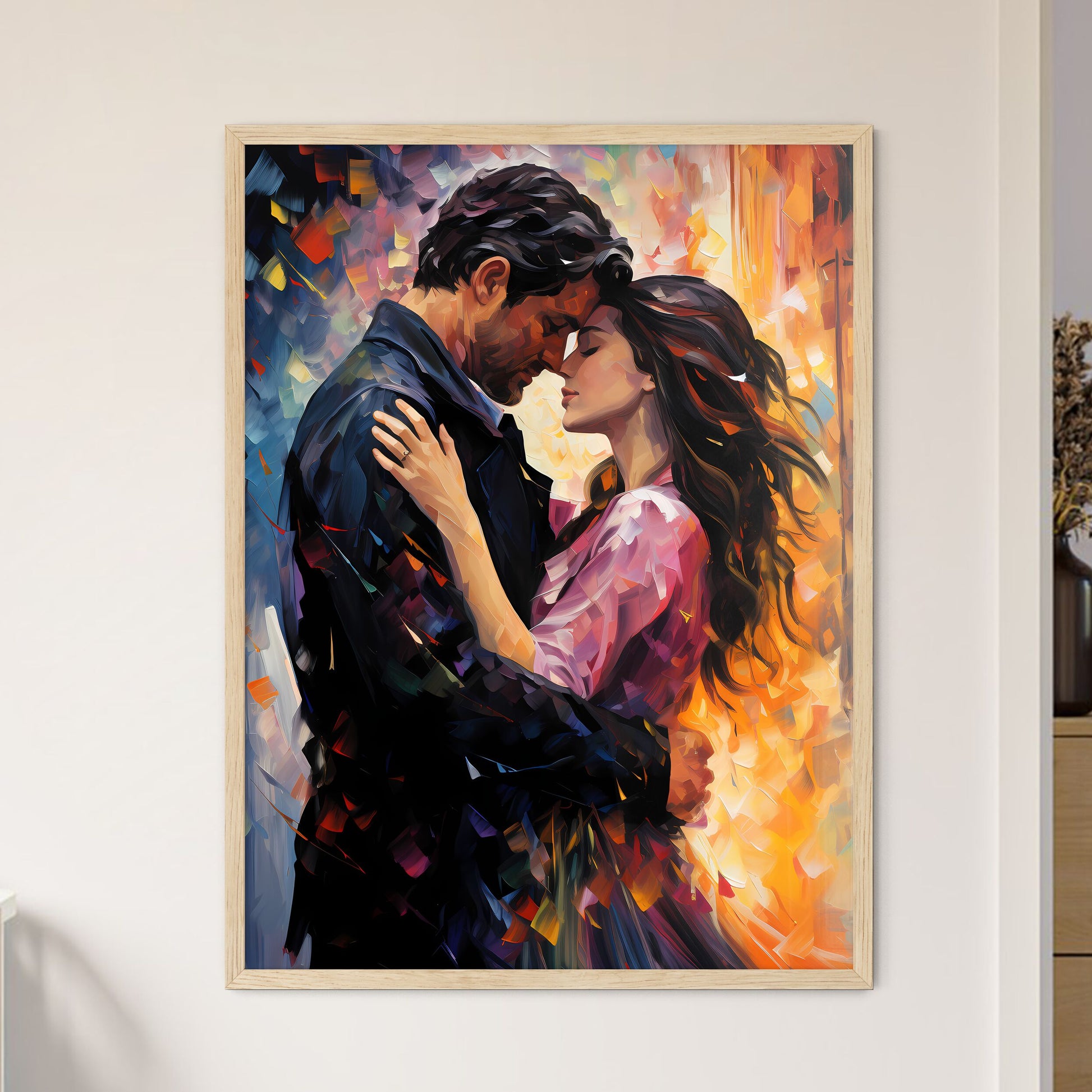 Couple In Times Of The Revolution In Paris - - Framed Art Print