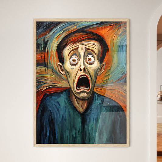 Edvard Munch - A Painting O - Framed Art Print