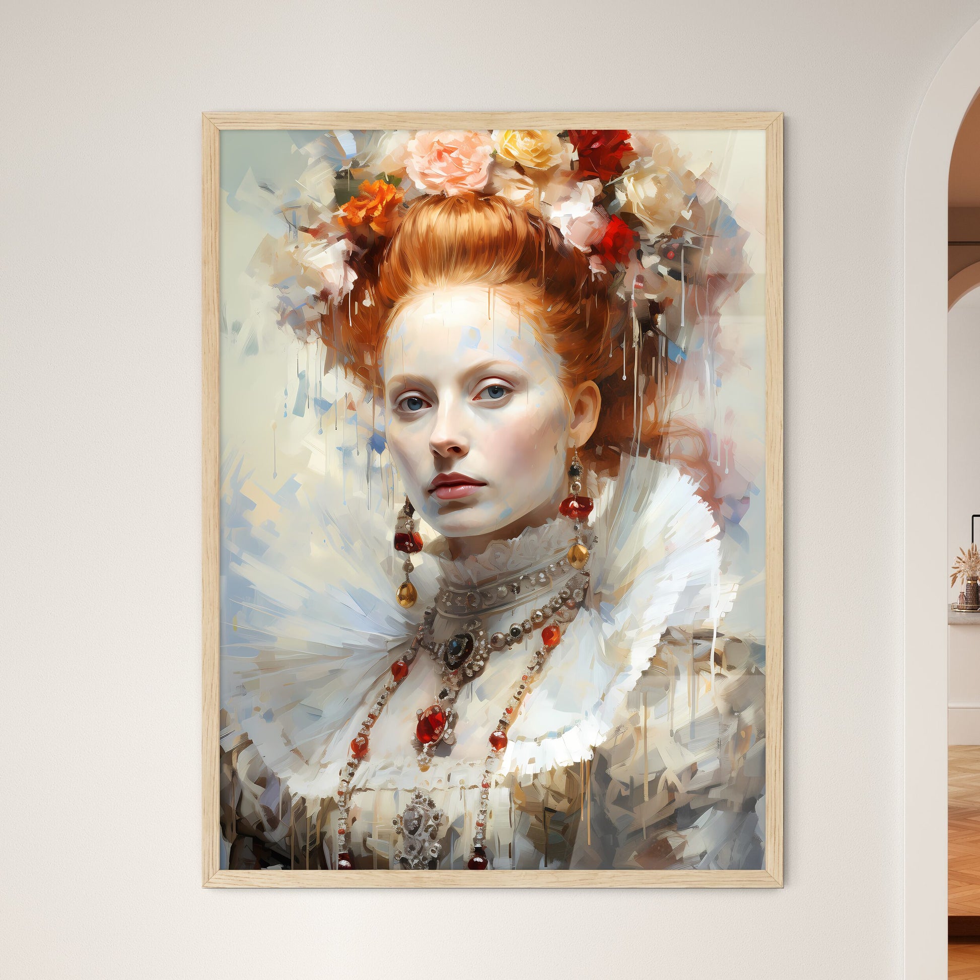 Elizabeth I Queen Of England And Ireland - A - Framed Art Print
