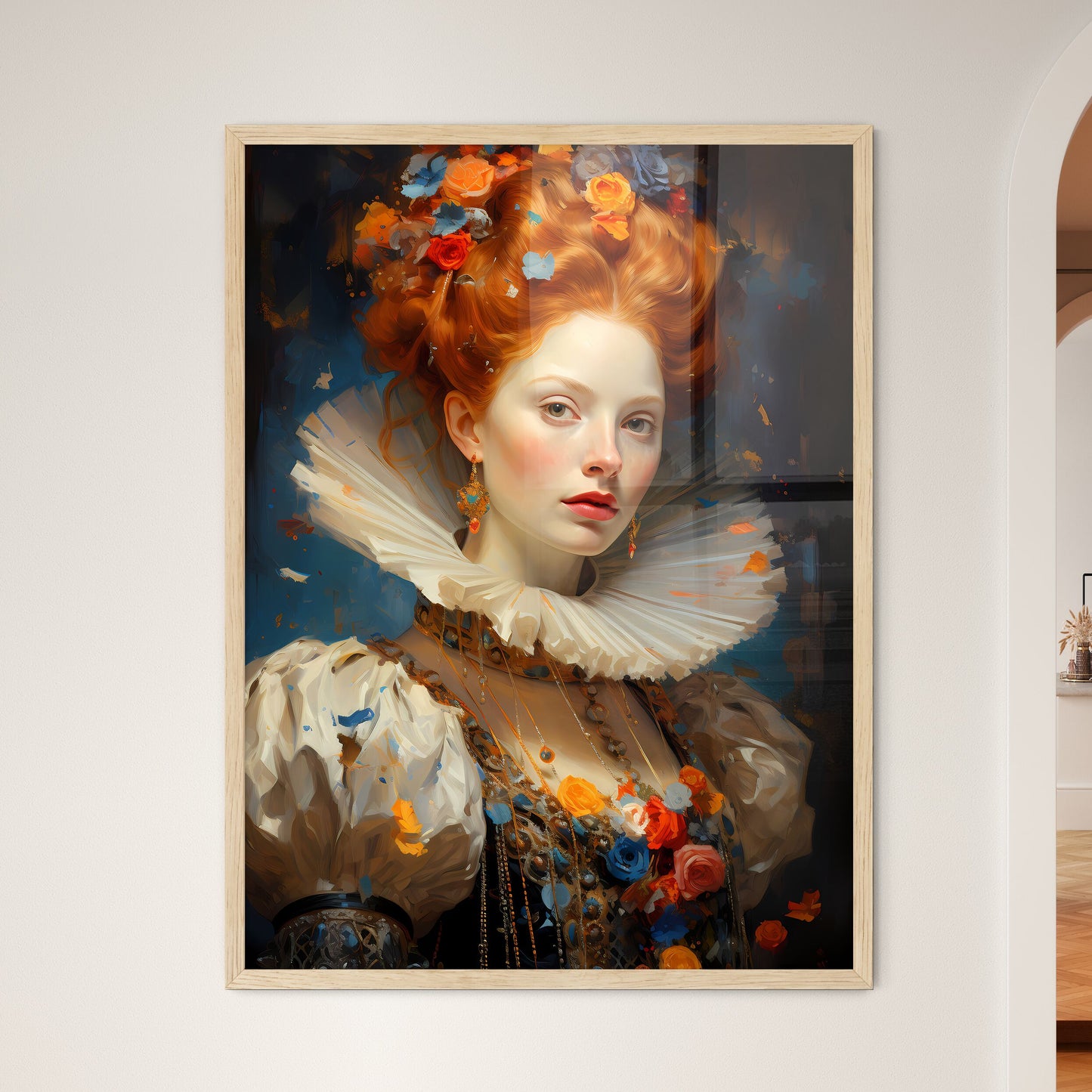 Elizabeth I Queen Of England And Ireland - A - Framed Art Print