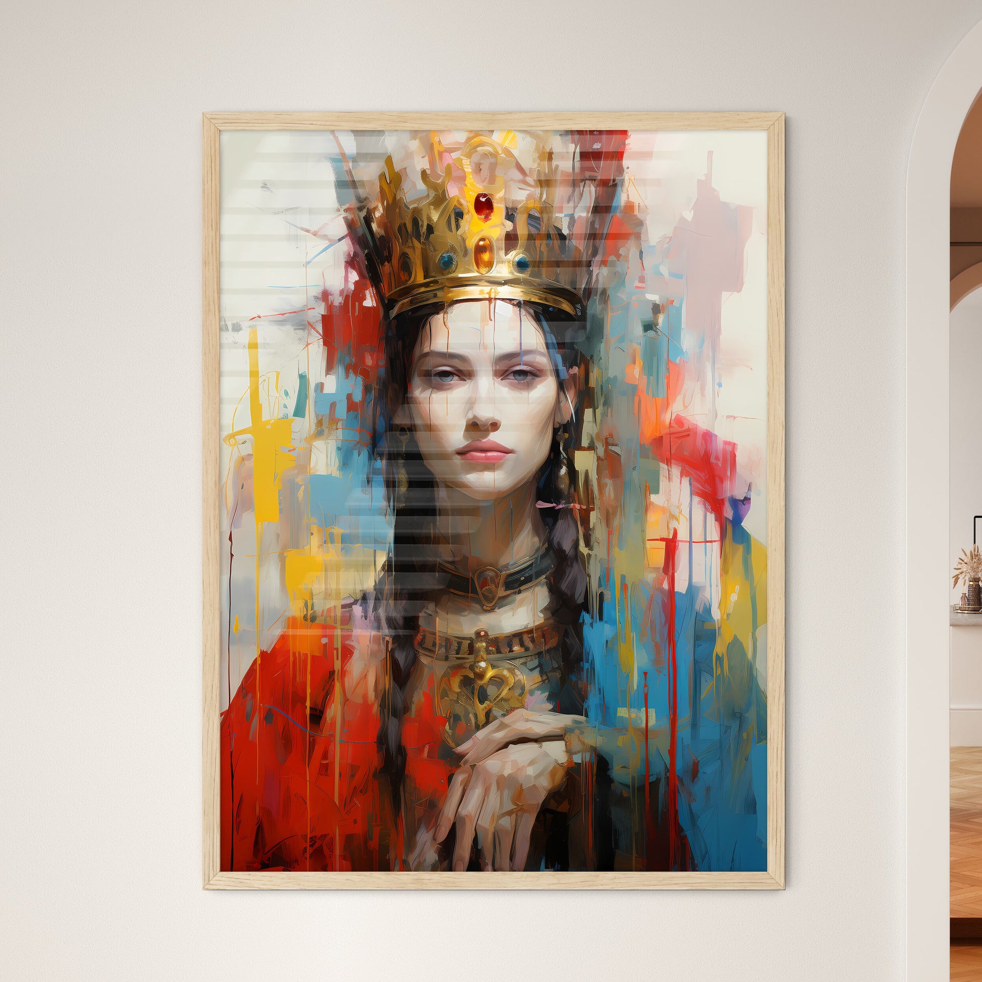 Empress Matilda Claimant To The English Thro - Framed Art Print