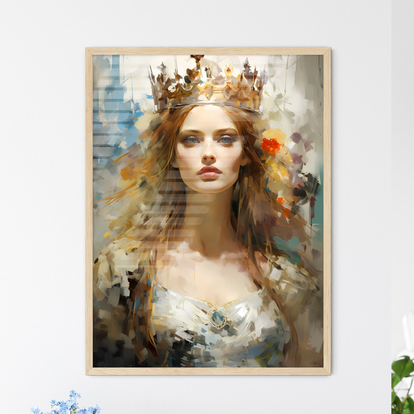 Empress Matilda Claimant To The English Thro - Framed Art Print