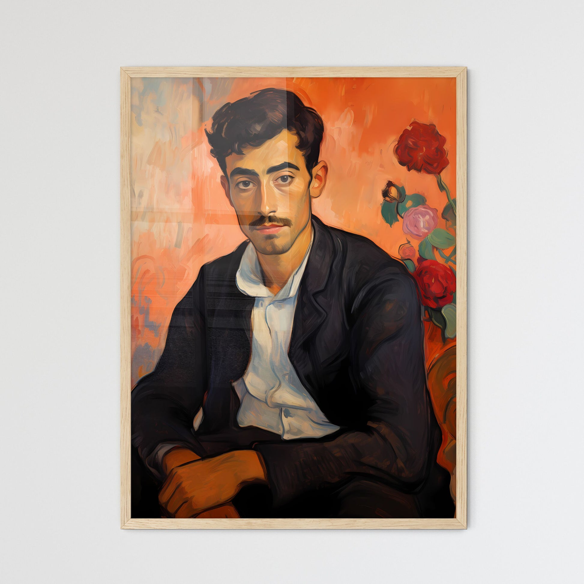 Eugne Henri Paul Gauguin French Post-Impressionist - A Man Sitting In A Chair Default Title