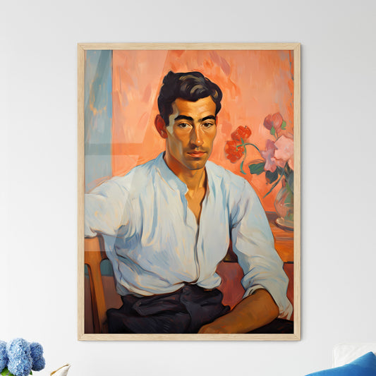 Eugne Henri Paul Gauguin French Post-Impressionist - A Man Sitting In A Chair Default Title