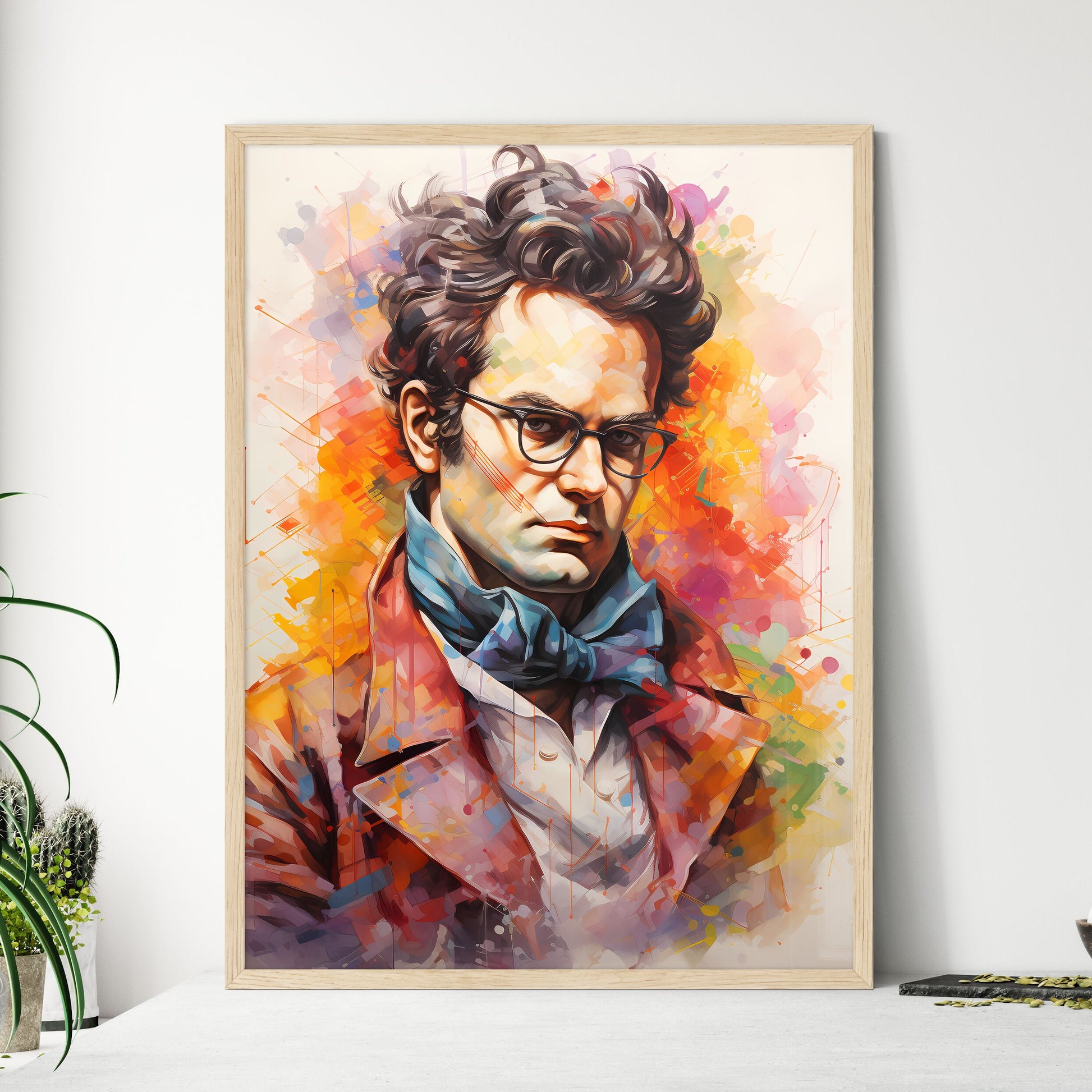 Franz Schubert Austrian Composer  Framed Print