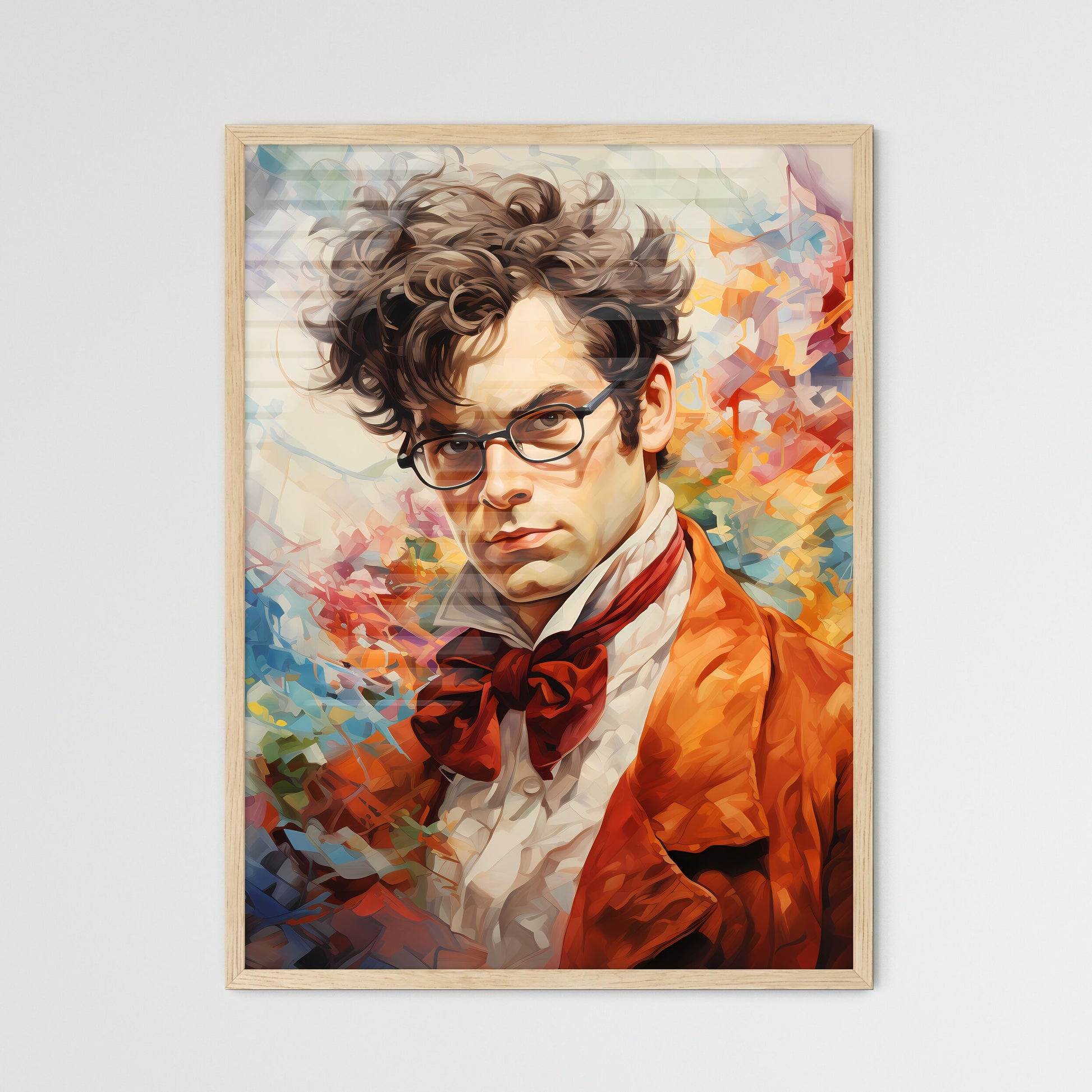Franz Schubert Austrian Composer - A Man Wit - Framed Art Print