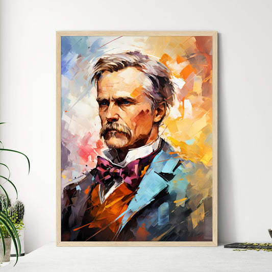 Friedrich Wilhelm Nietzsche German Philosoph - Framed Art Print