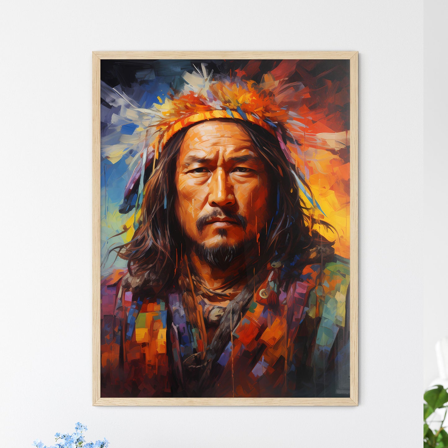 Genghis Khan Founder Of The Mongol Empire -  - Framed Art Print
