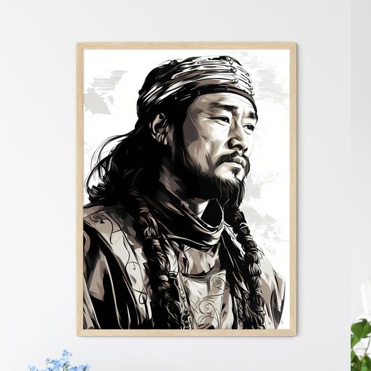 Genghis Khan Founder Of The Mongol Empire -  - Framed Art Print