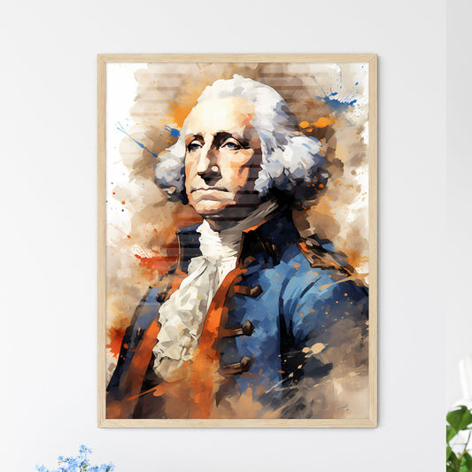 George Washington Founding Father US - A Pai - Framed Art Print