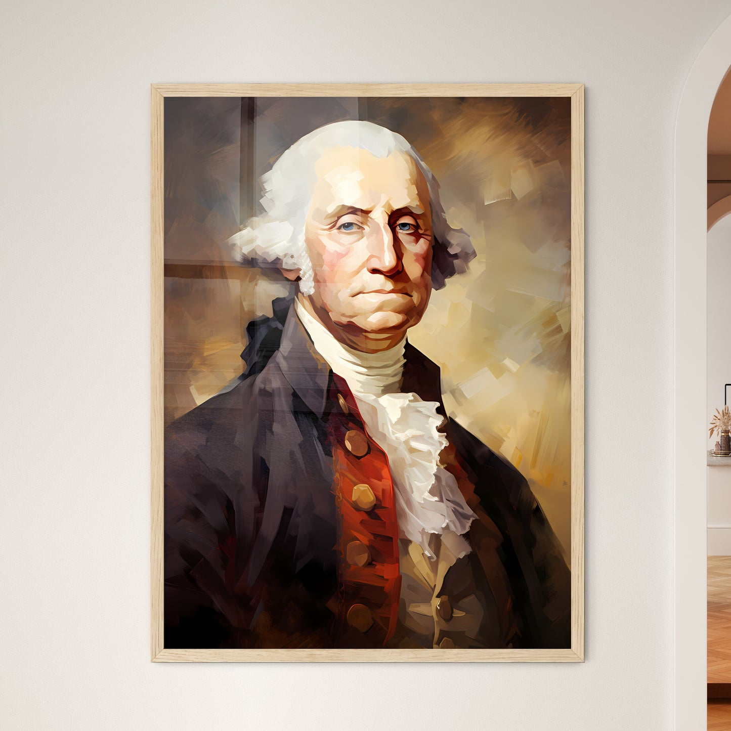 George Washington Founding Father US  Framed Print