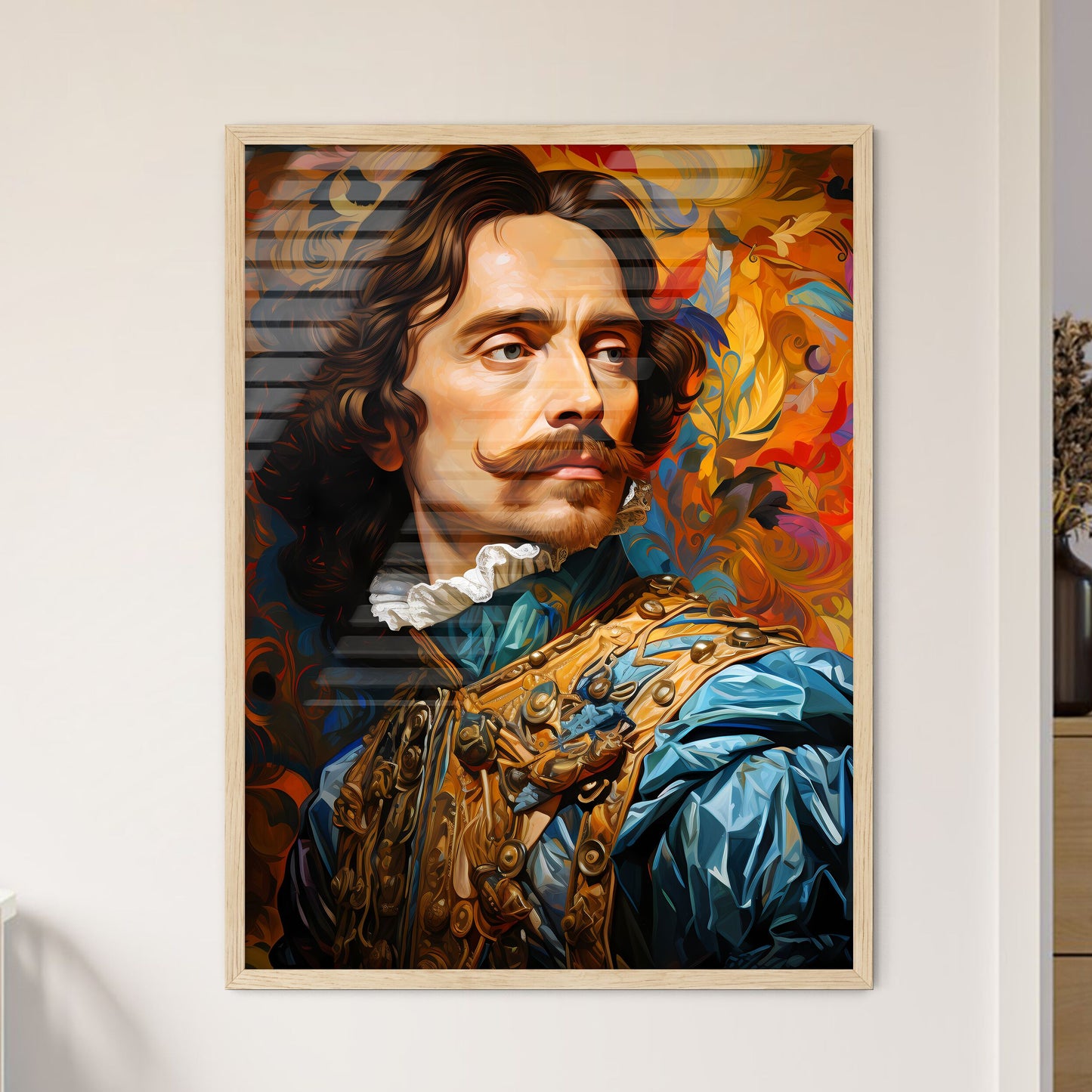 Golden Summer At Baltic Sea - A Painting O - Framed Art Print