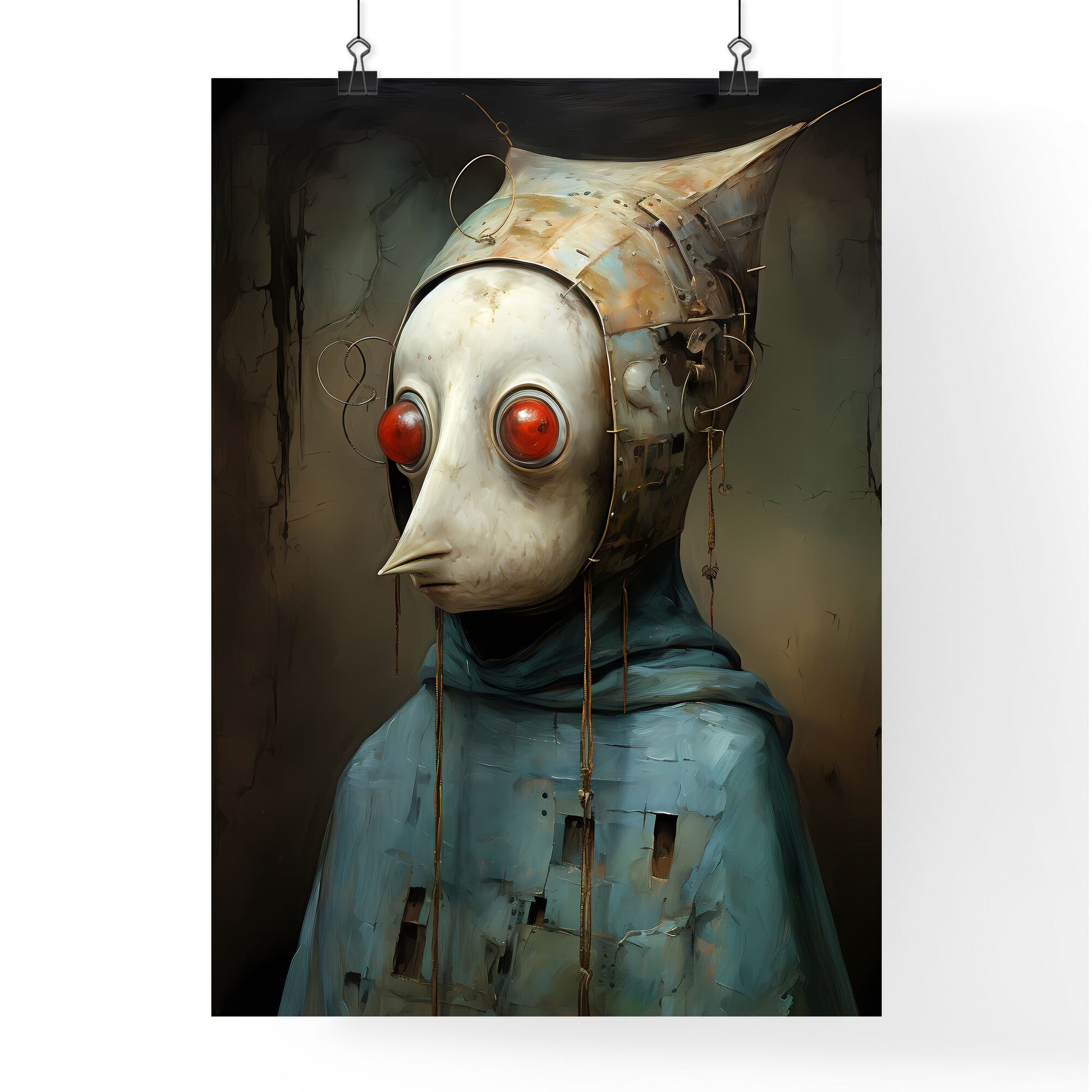 Hieronymus Bosch Dutch Painter - A Person Wearing A Mask Default Title