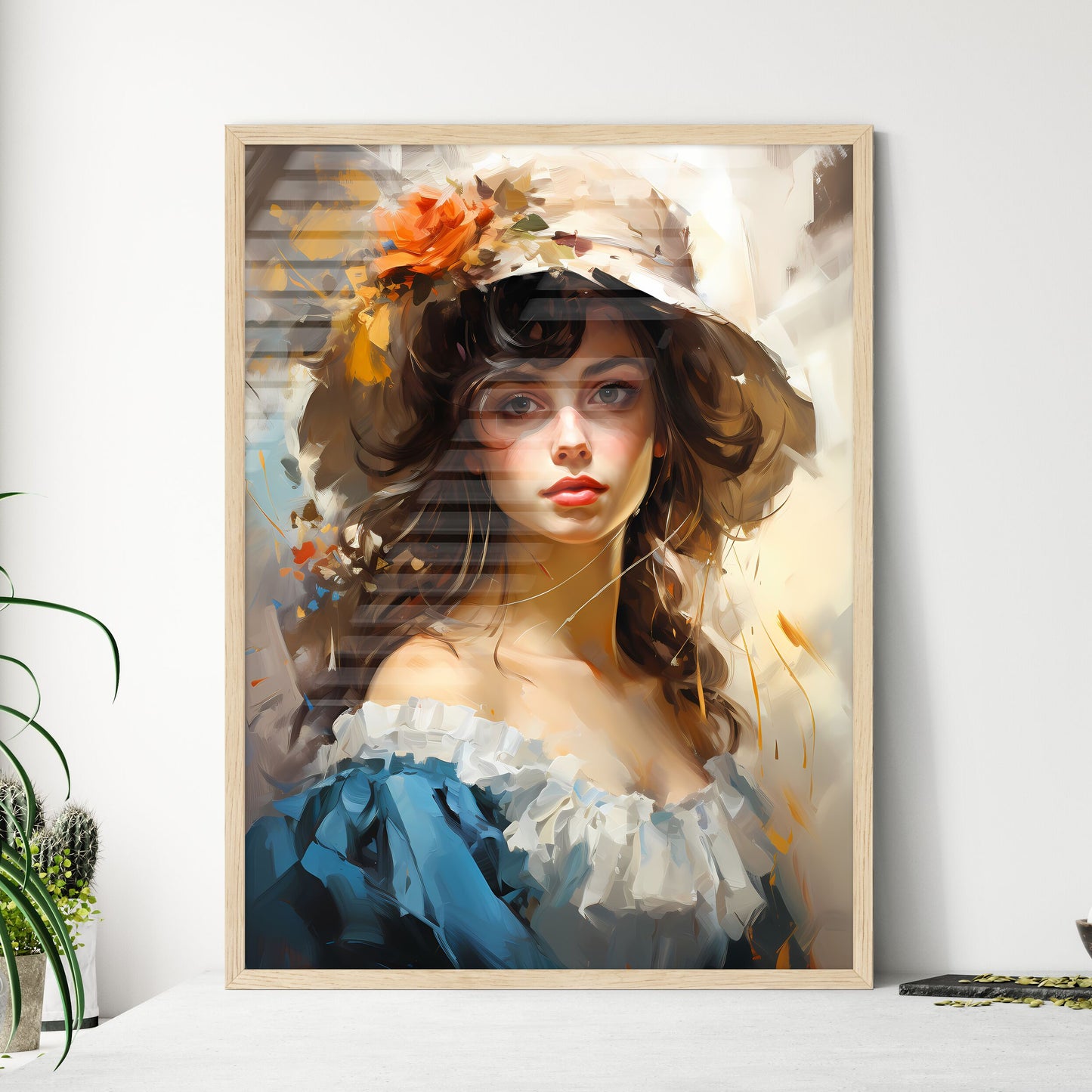 Jane Austen English Novelist - A Woman In A - Framed Art Print