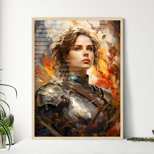 Joan Of Arc French Martyr Saint And Military - Framed Art Print