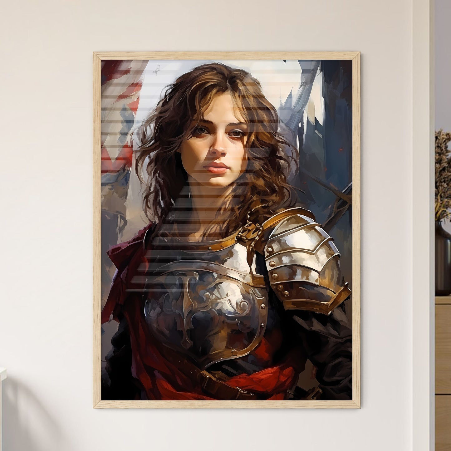 Joan Of Arc French Martyr Saint And Military - Framed Art Print