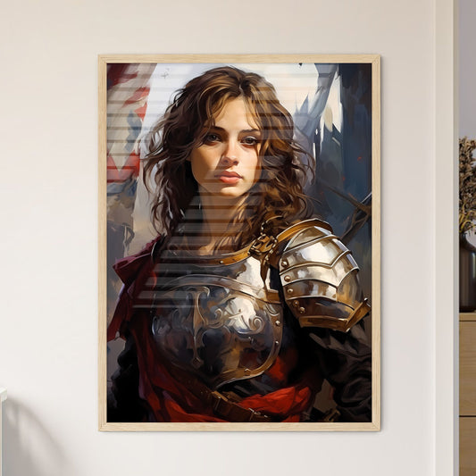 Joan Of Arc French Martyr Saint And Military - Framed Art Print